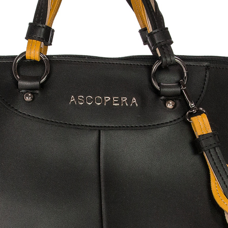 Ascopera Utrimque AP21-U133 Ebony Black Totes Bag