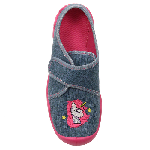 Befado Children's Girl Low Shoes Gray Unicorn