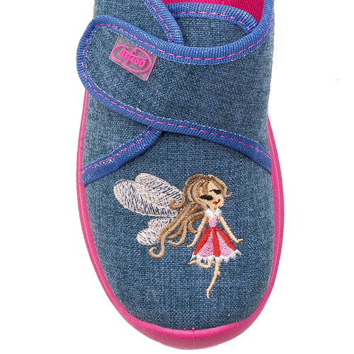 Befado Children's Girl's Blue & Pink Low Shoes