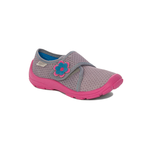 Befado Children's Girl's Gray and Pink Low Shoes