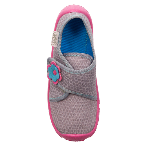 Befado Children's Girl's Gray and Pink Low Shoes