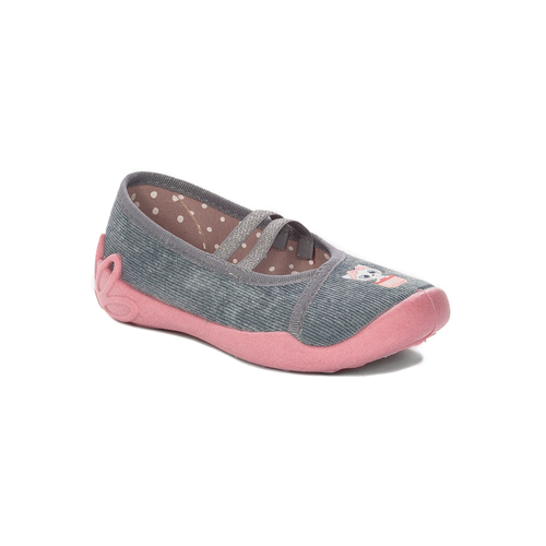 Befado Children's Girl's Grey Blanca Low Shoes