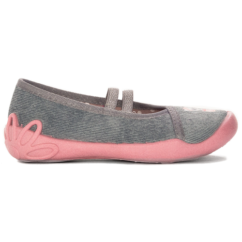 Befado Children's Girl's Grey Blanca Low Shoes