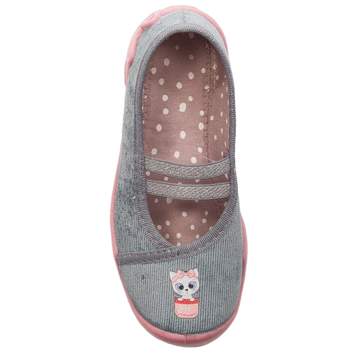 Befado Children's Girl's Grey Blanca Low Shoes