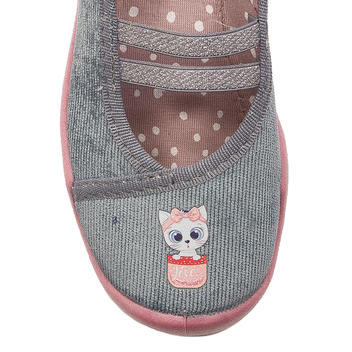 Befado Children's Girl's Grey Blanca Low Shoes