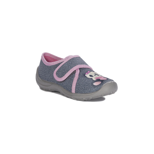 Befado Children's Girl's Grey & Pink Low Shoes