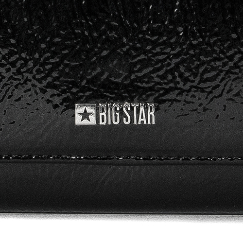 Big Star Black Lacquered Wallet