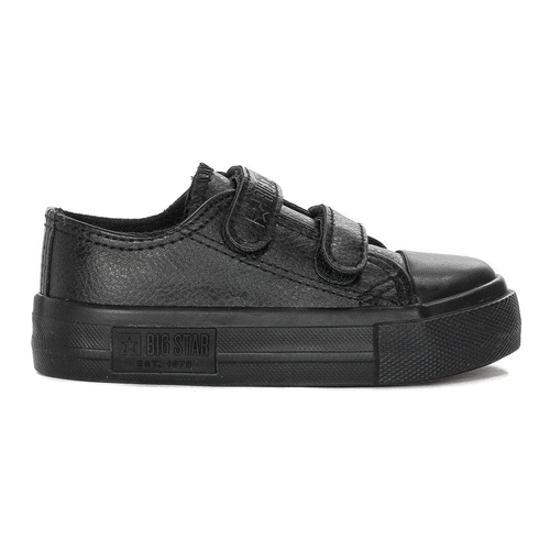 Big Star Black children's sneakers with Velcro fasteners
