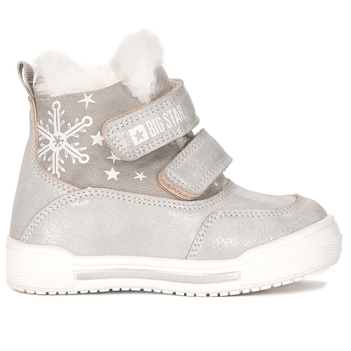 Big Star Boots baby girls' silver insulated boots