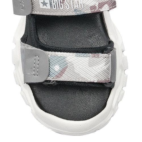Big Star Children's boys' sandals with Velcro Gray