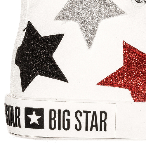 Big Star Children's sneakers for girls High White