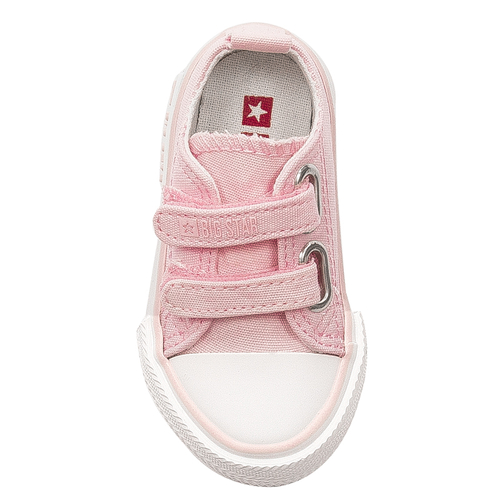 Big Star Children's sneakers for girls with Velcro Pink