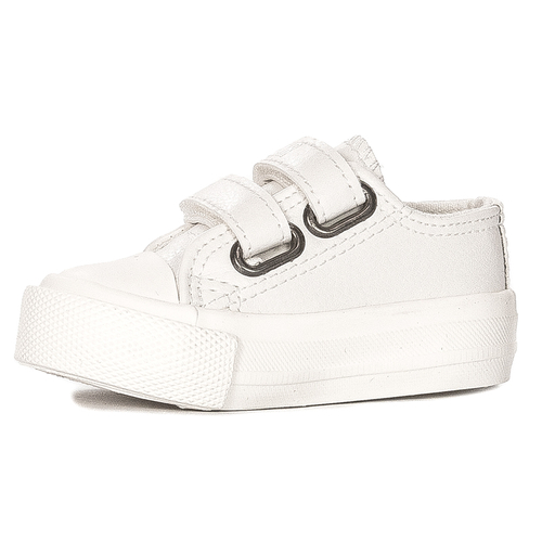 Big Star Children's white sneakers with velcro