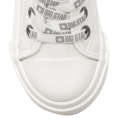 Big Star White children's slip-on sneakers