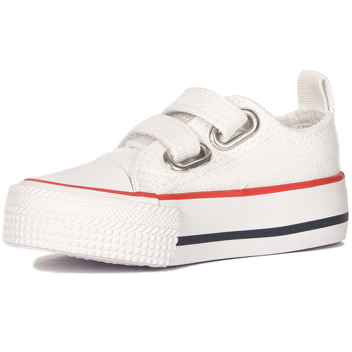 Big Star White children's sneakers with velcro