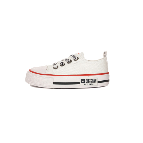 Big Star children's slip-on white sneakers