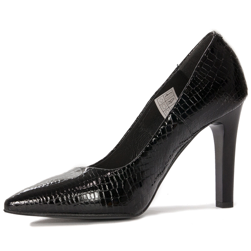 Bioeco by Arka Women's leather black pumps shoes