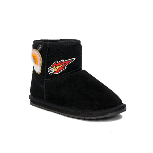 Black children's boots Wallaby Mini Play