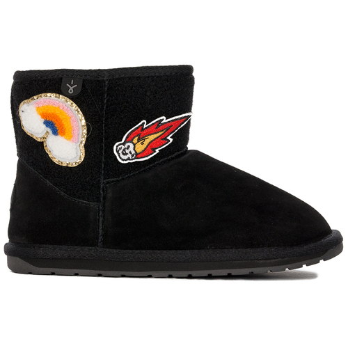 Black children's boots Wallaby Mini Play