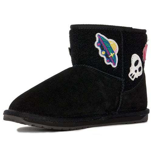 Black children's boots Wallaby Mini Play