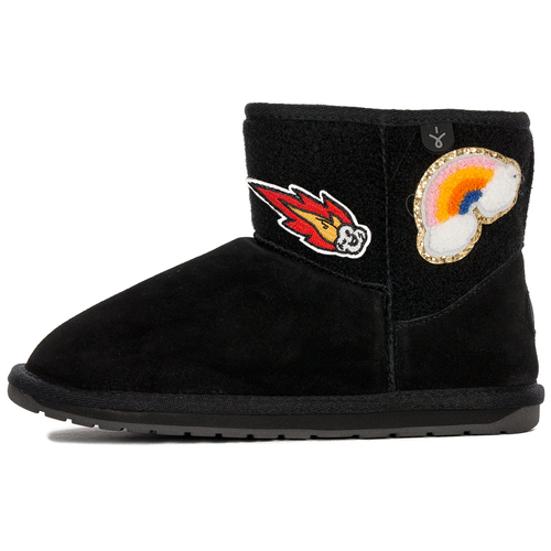 Black children's boots Wallaby Mini Play