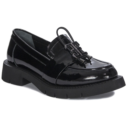 Boccato Black pattent leather shoes