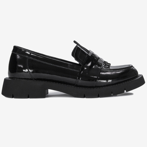 Boccato Black pattent leather shoes