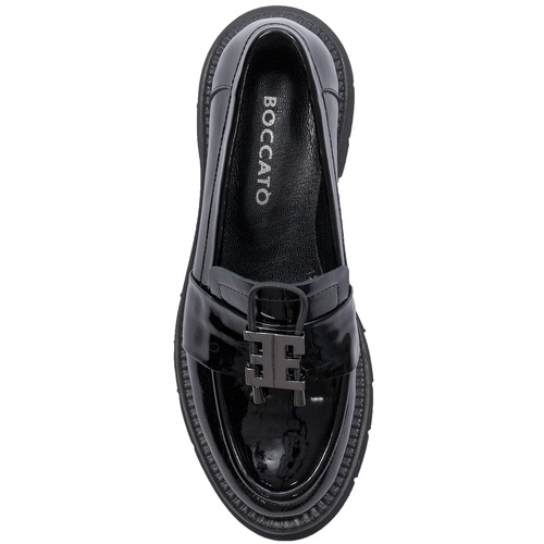 Boccato Black pattent leather shoes