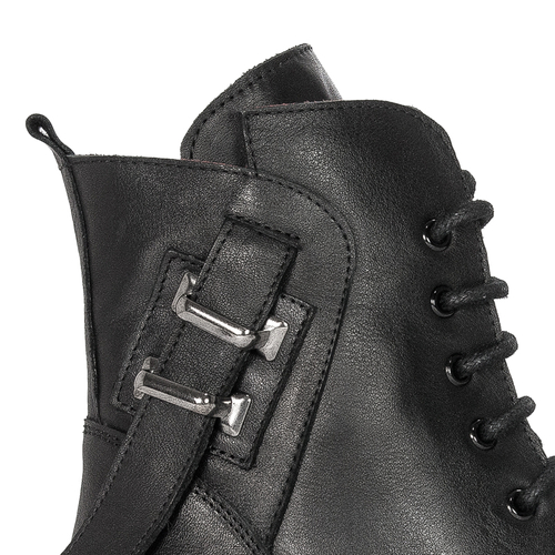 Boccato Women's black leather boots