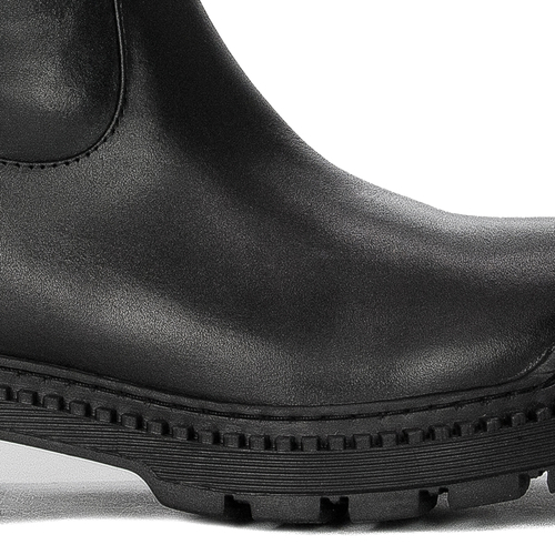 Boccato Women's warm leather boots black