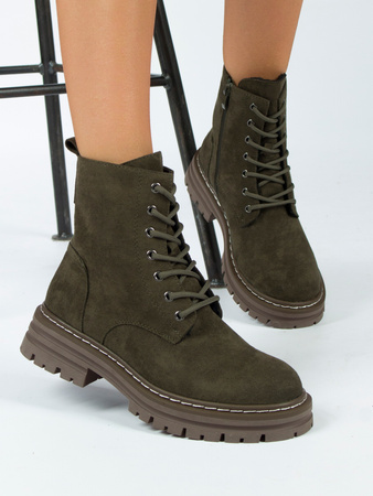 Boots Sergio Leone Black Nubuck Warmed Lace-Up Boots