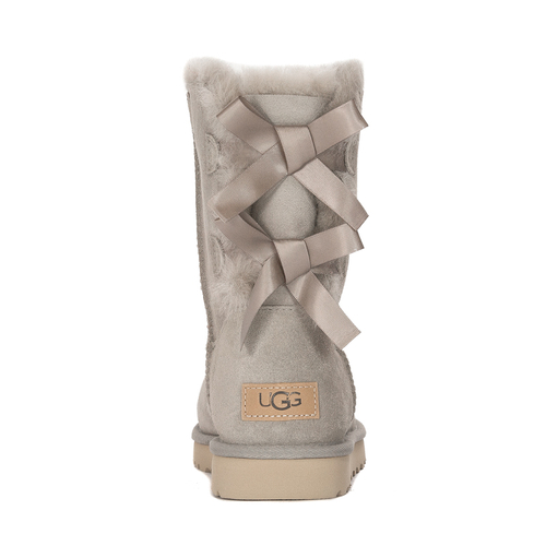 Boots UGG BAILEY BOW II Goat, leather insulated pink