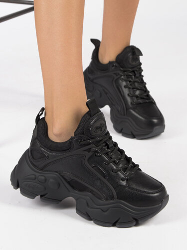 Buffalo Women's Binary C Black Sneakers