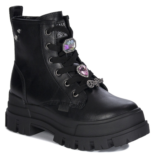 Buffalo women's ASPHA RLD ICE Black Boots