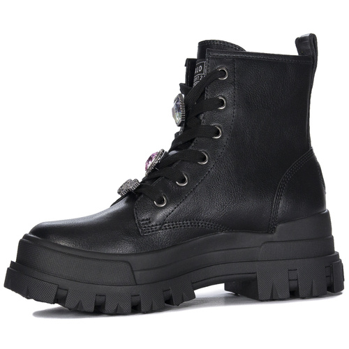 Buffalo women's ASPHA RLD ICE Black Boots