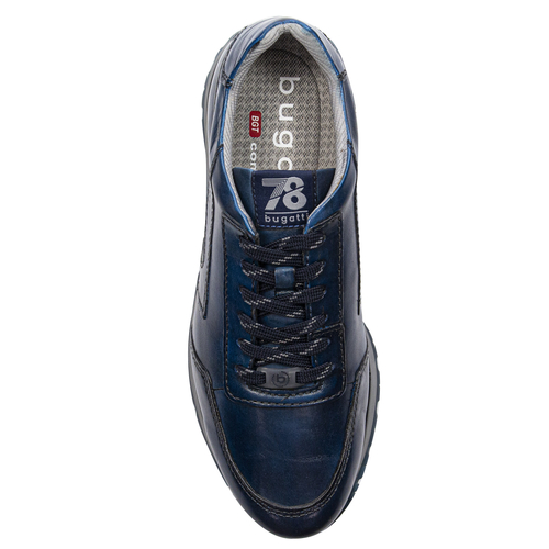 Bugatti Men's Navy Blue leather sneakers