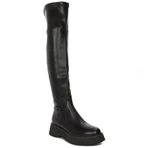 CAFENOIR Women's knee-high boots Nero black