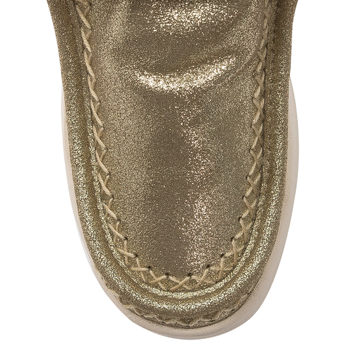 CAFENOIR Women's leather ankle boots ORO golden