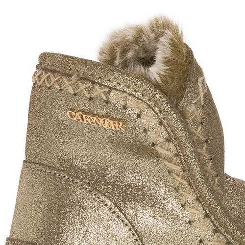 CAFENOIR Women's leather ankle boots ORO golden