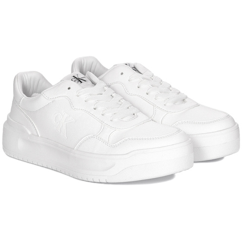 Calvin Klein Jeans Women's platform white sneakers