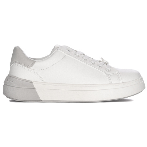 Calvin Klein Jeans Women's platform white sneakers