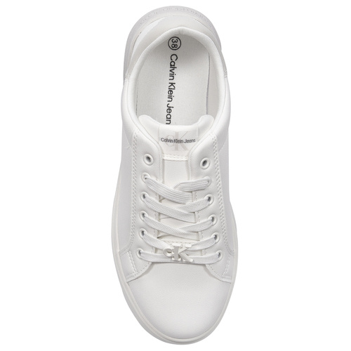 Calvin Klein Jeans Women's platform white sneakers