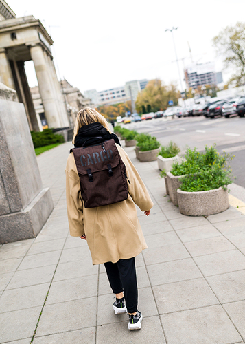 CargoByOwee Classic Chocolate Brown Medium Backpack