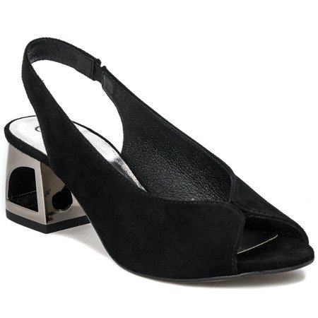 Chebello 2291-037 Black Suede Sandals