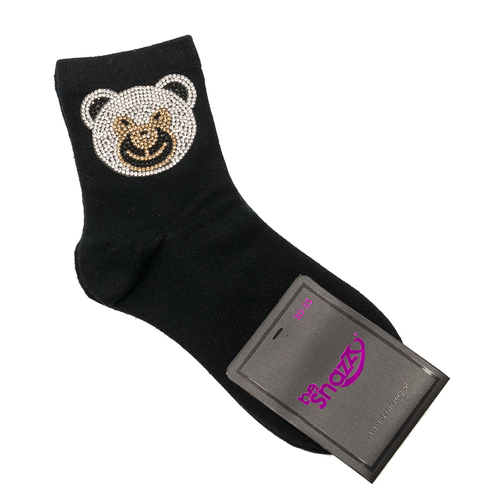 Children's socks Be Snazzy SK-46 Black Bear's Head