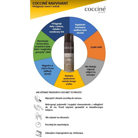 Coccine Ravvivant Premium neutral suede and nubuck freshener 250 ml
