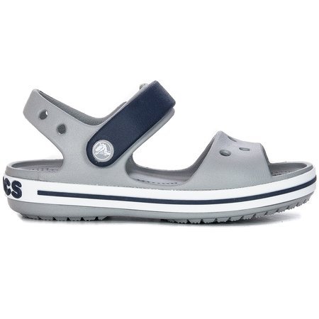Crocs 12856-01U Crocband Sandal Light Grey Navy Sandals