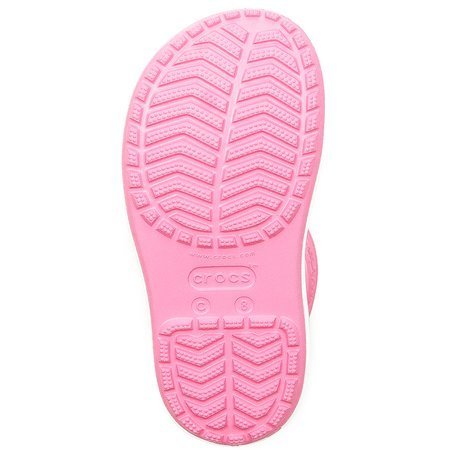 Crocs 205827-6QM Crocband Rain Boot K Pink Lemonade Lavender Wellingtons