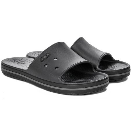 Crocs Black Slides 205733-02S