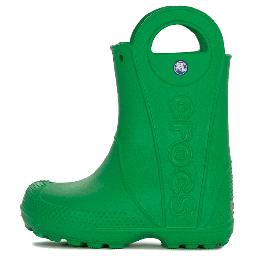 Crocs Children Rain Boots Grass Green Handle Boot
